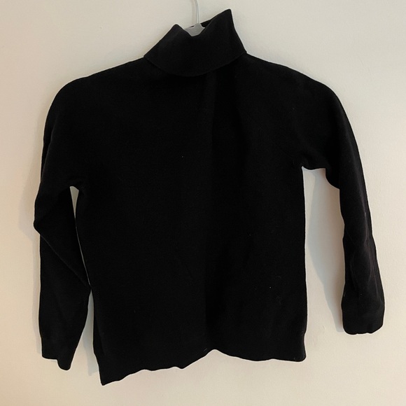 Theory size XS wool blend turtleneck with zippered sides - Picture 3 of 3